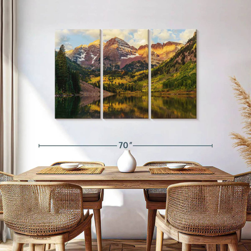 Alvord Maroon Bells Landscape, 36" H x 57" W