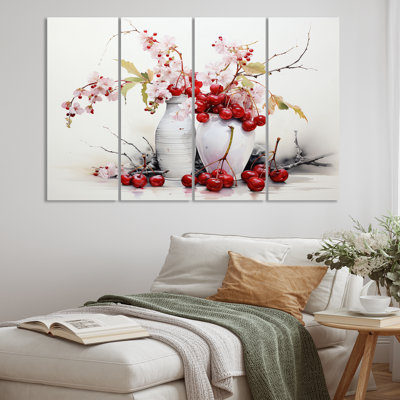 " Cherry Simplicity " 4 - Pieces