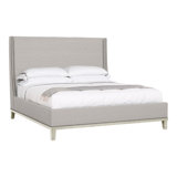 Michael Weiss Solid Wood Wingback Bed
