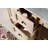 48" Freestanding Solid Wood White-Washed Single Bathroom Vanity with Carrara White Marble Top