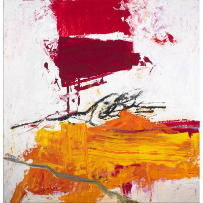 Red And Yellow Abstract Print