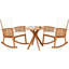 Ensemble de chaises berçantes 3 pièces Brielee
