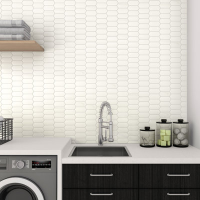 12" x 13" Honeycomb Mosaic Wall & Floor Tile