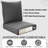 24" X 24" X 6" Outdoor Deep Seat Cushions Set - 6-1521086724-1521086726