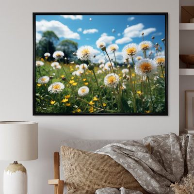 Mountain Dandelion Field I - impressions sur toile florales