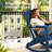 Plastic/Resin Folding and Rocking Adirondack Chair with Ottoman-130104934