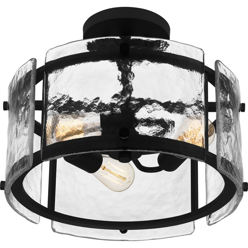 Agatino Glass Semi Flush Mount