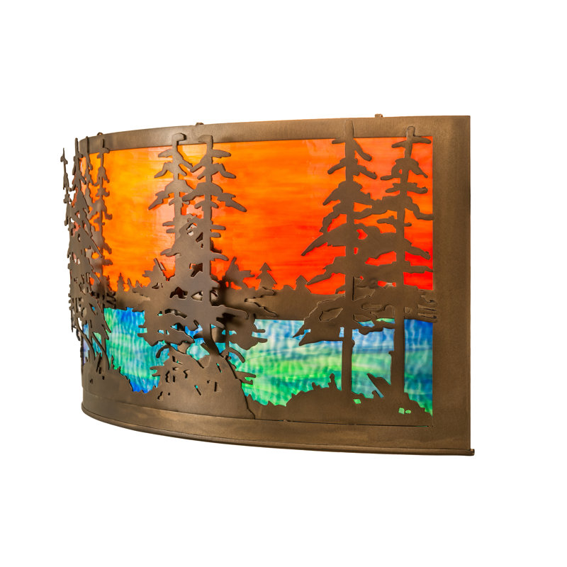 Rustic Lodge 1 - Light Flush Mounted Sconce