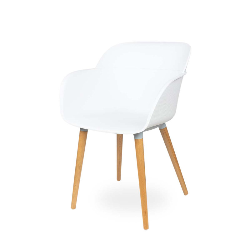 Reaon 45cm H Armchair, Ivory White