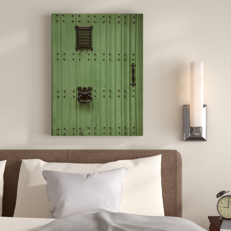 « ghent green door », reproduction de photo sur toile tendue
