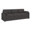 Canapé moderne à 3 places avec coussin épais, canapé rembourré confortable avec 2 coussins-160788851