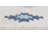 Strathearn Blue and Ivory Southwestern Runner Rug-812811666