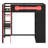 Space-Saving High Sleeper Featuring Workspace, Accessible Wardrobe Storage, and Dynamic LED Light Strips-2016244988