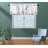 Emreigh Geometric Tailored 54'' W Window Valance in