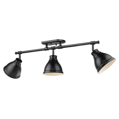 Drakeford 35.38'' 3 -Light Fixed Track Track Kit with Dimmable and Adjustable Head