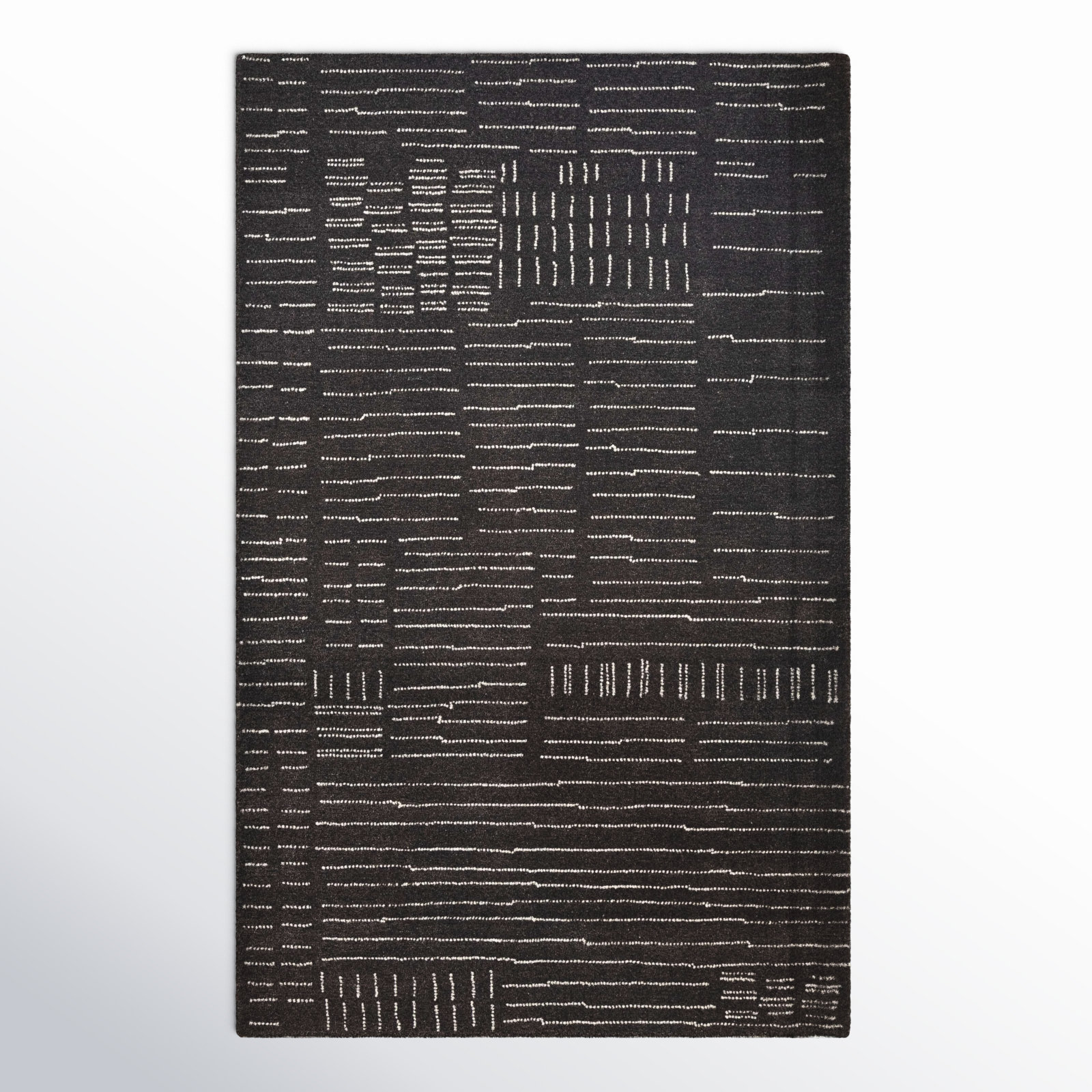 Ouzo Hand-Tufted Abstract Wool Rug, Rectangle 8'9" x 11'9"