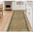 Brun rustique / olive gris anthracite