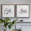 Cats Over People - Ensemble de 2 encadrements d'art textuel sur toile-871276921-871276926