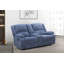 Roundhill Furniture Blitz Transitional Manual Reclining Loveseat, With Cup Holders-112677257
