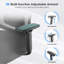 Chaise de bureau ergonomique, chaise de bureau en filet avec support lombaire réglable et appui-tête, chaise d'ordinateur confortable avec accoudoir inclinable 3D pour la maison et le bureau
