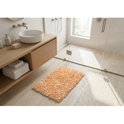 Ammerman Cotton Blend Non-Slip Bath Rug