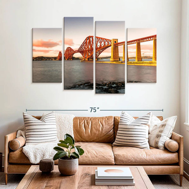 Lilie Forth Railway Bridge, 42" H x 68" W