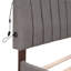 Lit plateforme tapissier Teddy