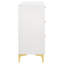 Commode rectangulaire à 6 tiroirs