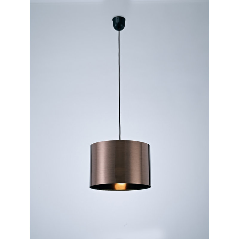 Iyanna 1 - Light Black Kitchen Island Pendant, 112cm H x 30cm W x 30cm D, Metallic Bronze