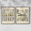 ABSTRACT Series cmxxxi - reproduction encadrée de qualité supérieure - prête à être accrochée - aucun clou requis - aucun clou requis-1008848303-1008848301