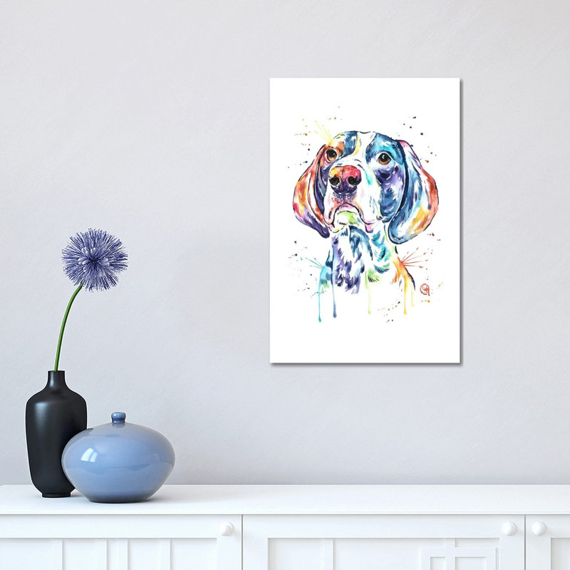 Pointer by Lisa Whitehouse - Wrapped Canvas Painting, 30.48 cm H x 45.72 cm W