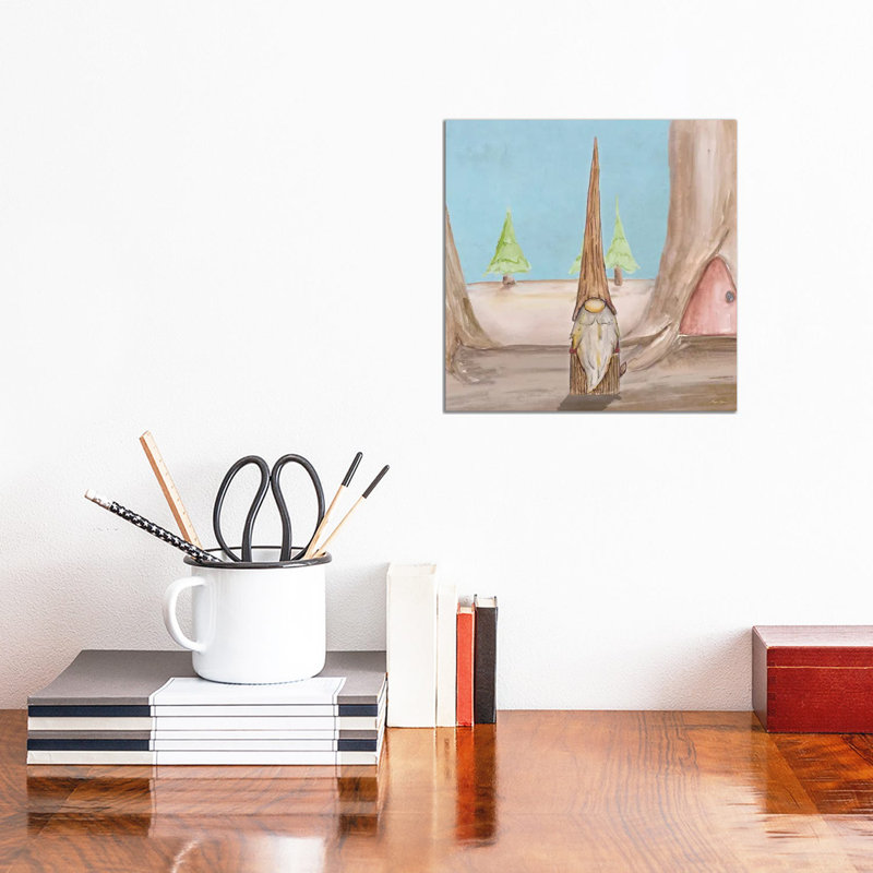 Gnoming Around II by Hugo Edwins - Wrapped Canvas Print, 30.48 cm H x 30.48 cm W