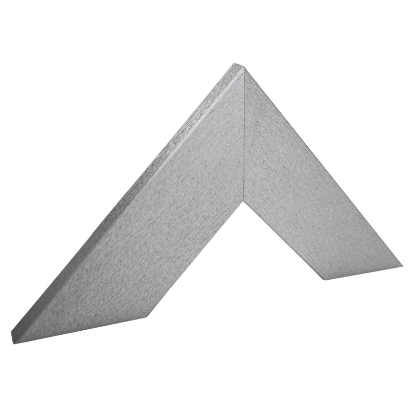 Maci Eileen Engineered Wood Flat Wall Mirror, Silver Tungsten, 33" x 26"
