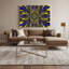 Art mural sur toile bleu op 17-1116979477