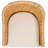 Aahan Linen Arm Chair in Brown