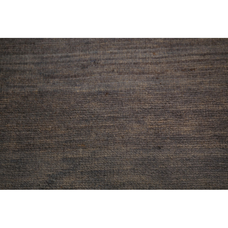 Tapis oriental gris Gabbeh moderne 6 x 8