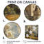 «Beige Grey Summer», tour de château tour III, impression d'art mural châteaux-106107996-106107991