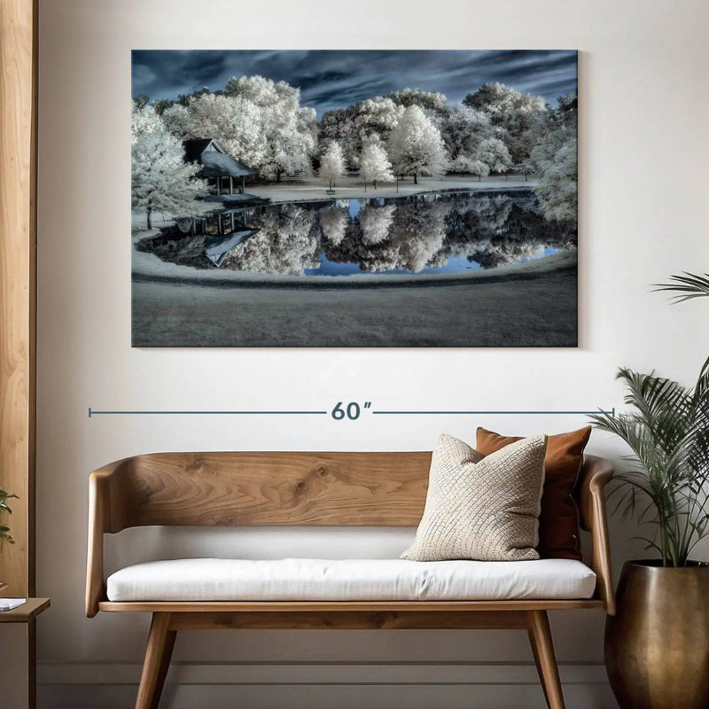 Paysage d'hiver Alvord, H 34 po x l 51 po