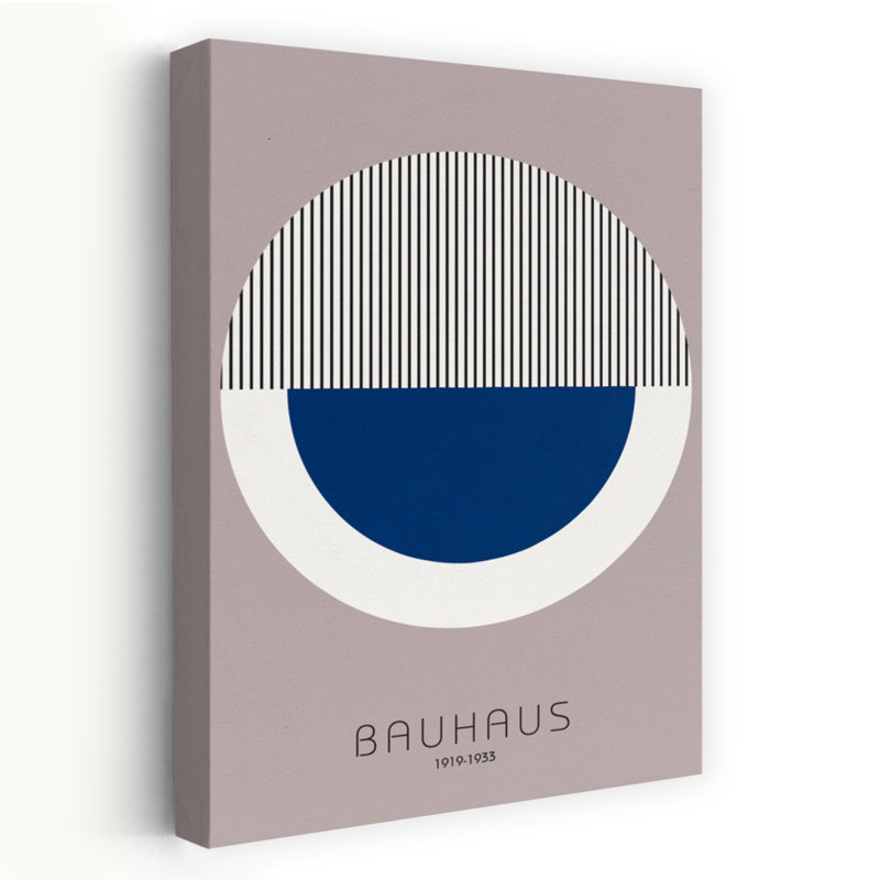 Bauhaus 7, art abstrait moderne, H 24 po x l 16 po