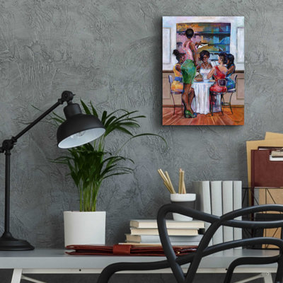 «The Book Club III» par Robert Jackson, art mural en verre acrylique