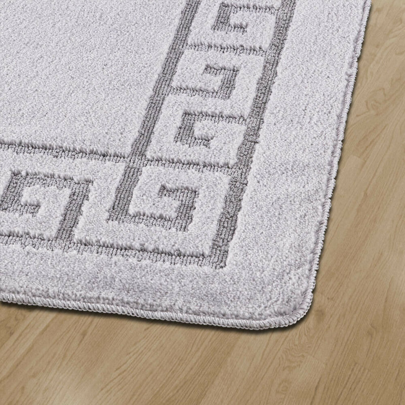 Meister Machine Woven Grey Indoor Rug, Rectangle 80 x 150cm