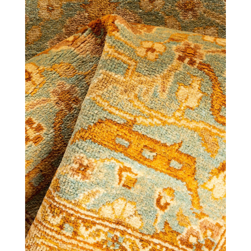 Ottoman One-of-a-Kind 2' 5" X 12' 5" Hand Knotted Area Rug