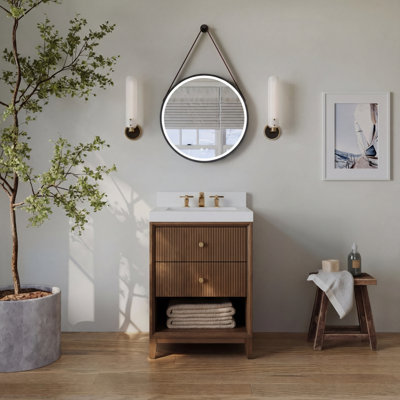 Momo Oak Single Bathroom Vanity