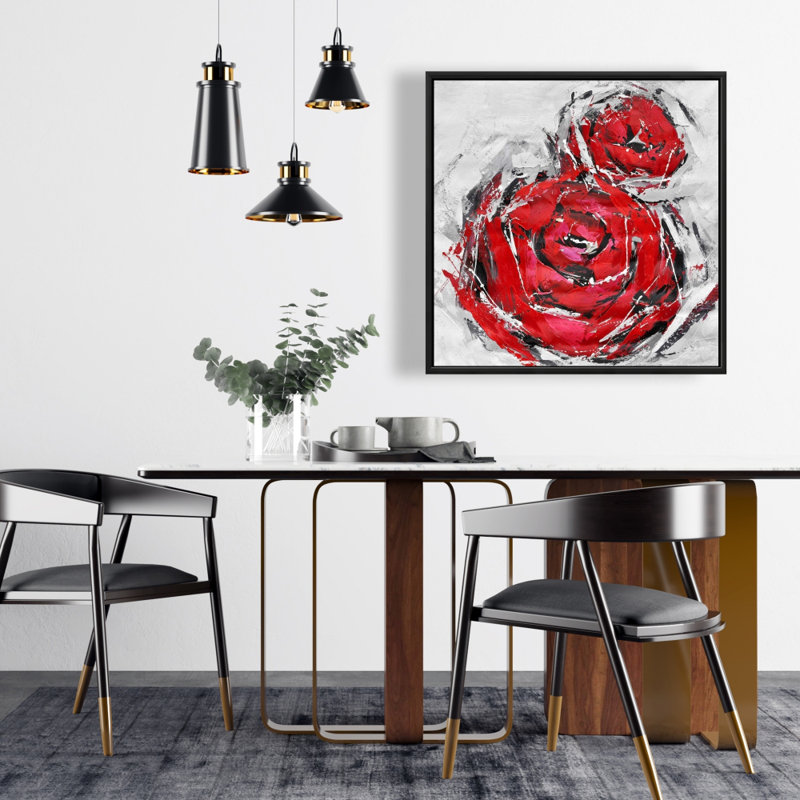 " Abstract Red Roses "
