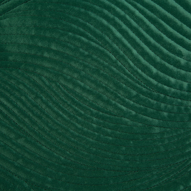 Carmody Polyester Solid Colour Bedspread, W170 x L210cm, Dark/Green