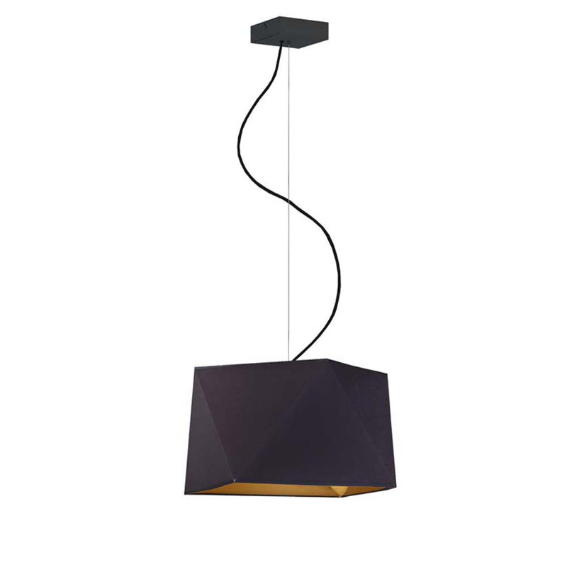 Russel 1 - Light Unique/Statement Pendant, Black, Matte Black