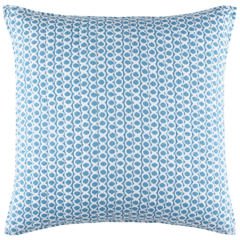 Tyler Quilted Sham, Euro, French Blue