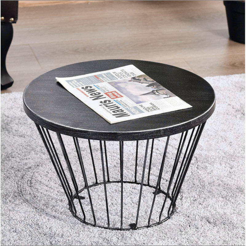 Table d'appoint de jardin en acier de 16 po Outsunny, table de bout de jardin avec sablier, table d'appoint pour l'extérieur et l'intérieur