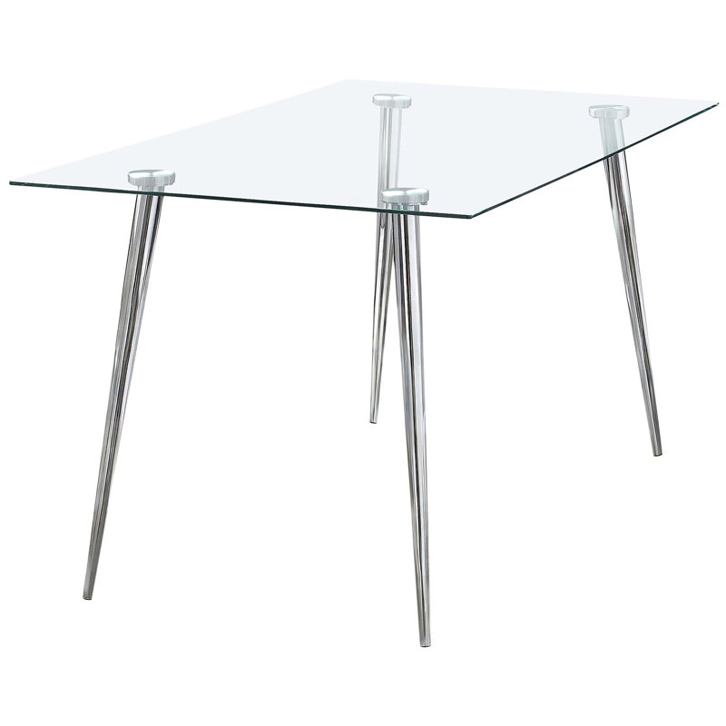 Table de salle à manger chromée
