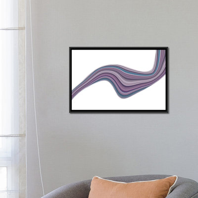 "fluid mauve" , impression sur toile tendue